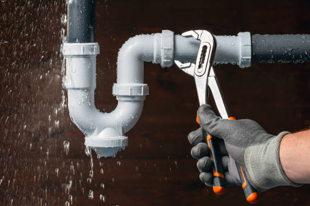 Professional Sewer Line Repair technician working in Patchogue, NY